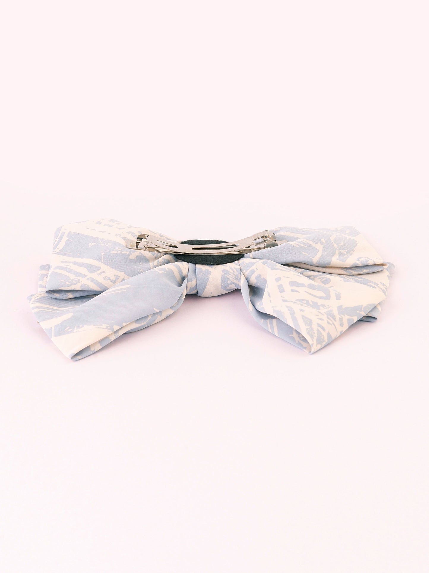 Limelight - Printed Bow Barrette Clip