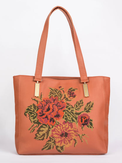 Embroidered Tote Bag