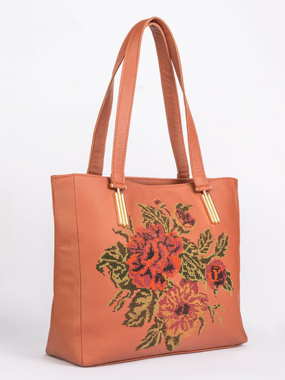 Embroidered Tote Bag