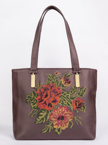 Embroidered Tote Bag