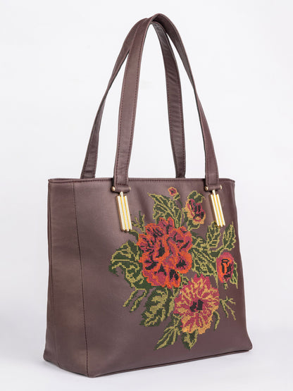 Embroidered Tote Bag