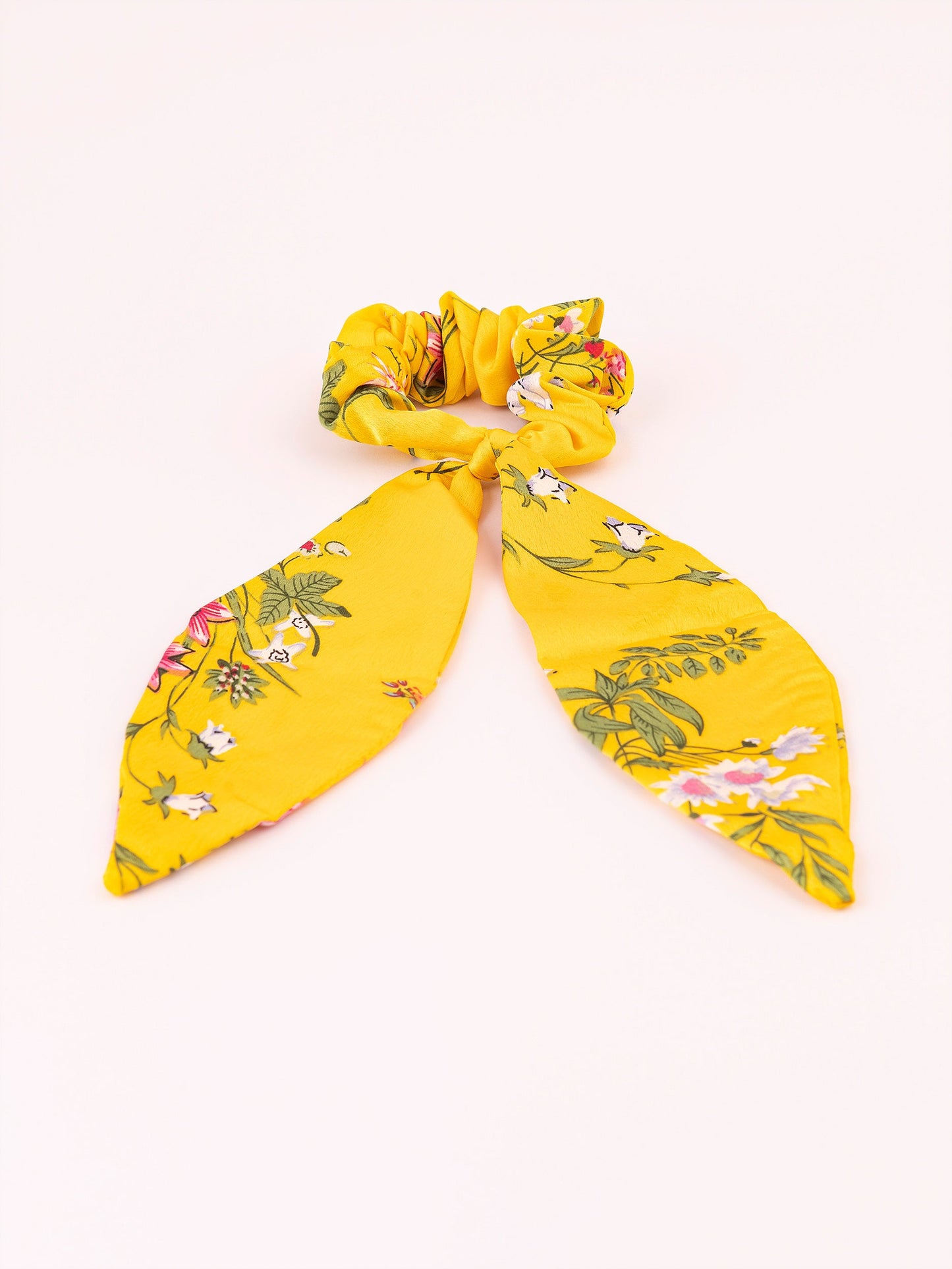 Limelight - Floral Scrunchie with Tail