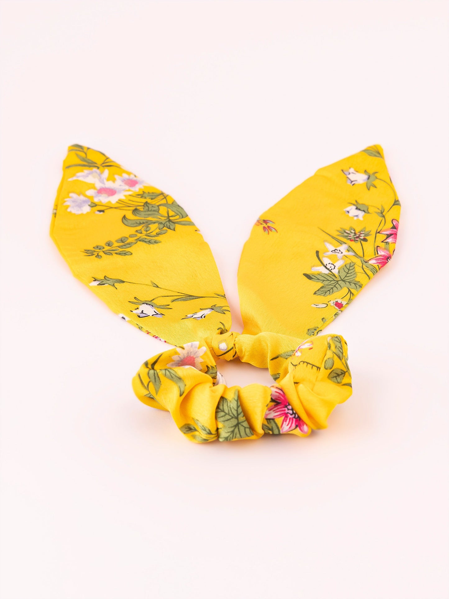 Limelight - Floral Scrunchie with Tail