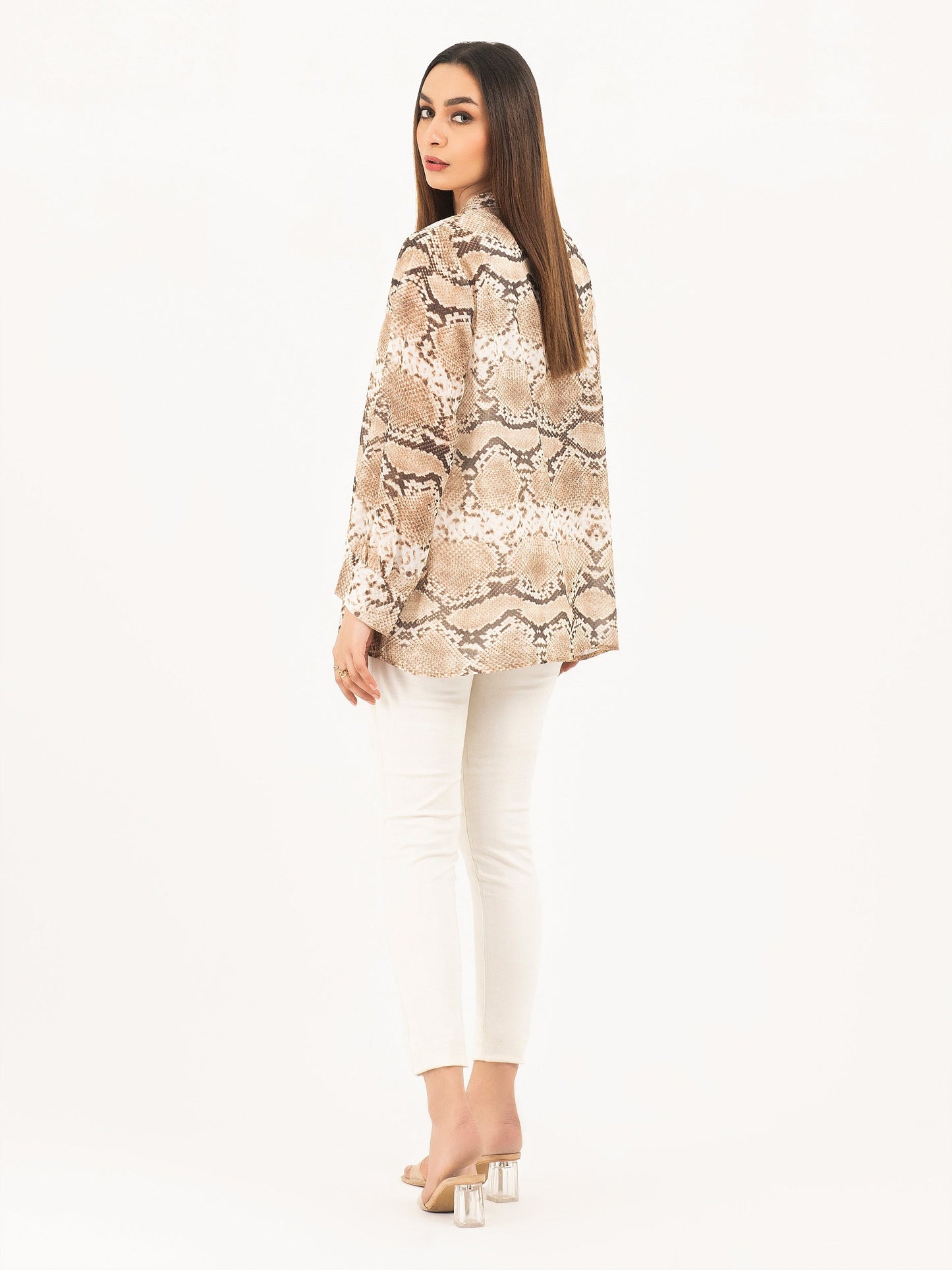 Limelight - Animal Print Chiffon Top