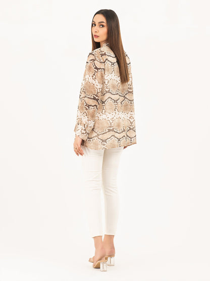 Limelight - Animal Print Chiffon Top