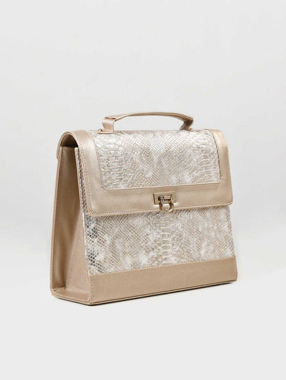 Limelight - Gold Textured Handbag