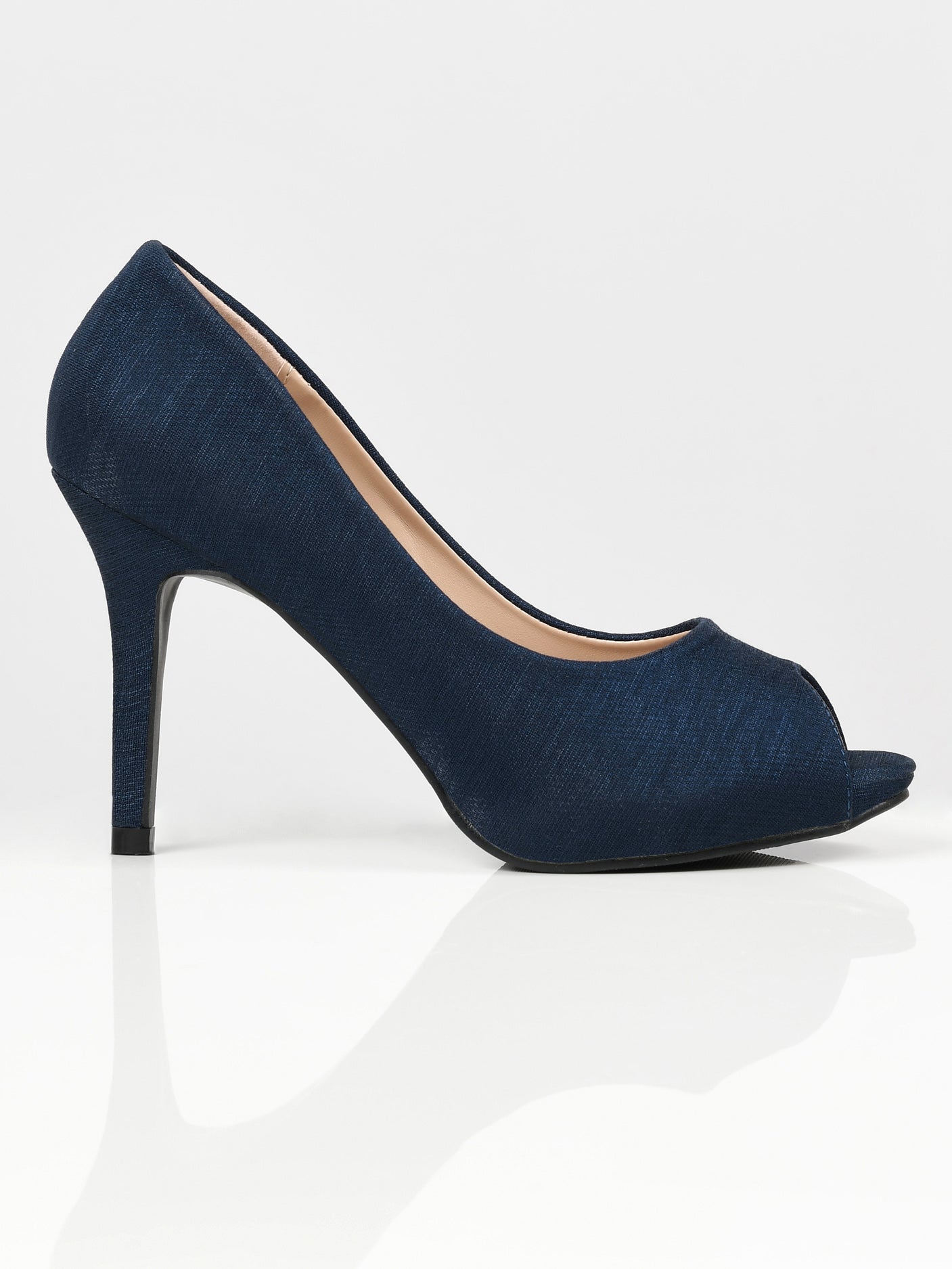 Limelight - Shimmery Heels - Navy Blue