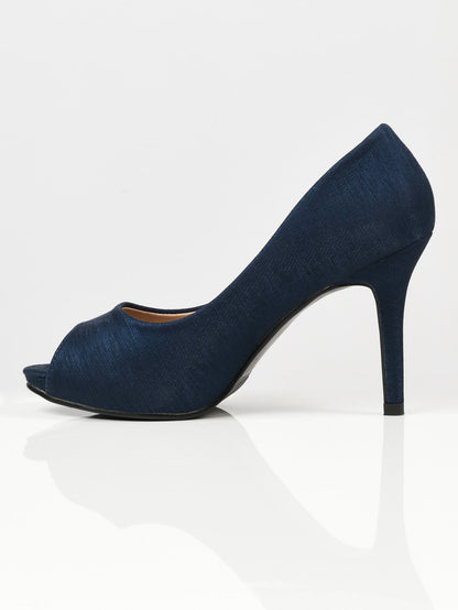 Limelight - Shimmery Heels - Navy Blue