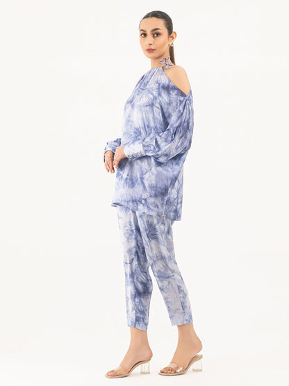 Printed Silk Co-Ord Set