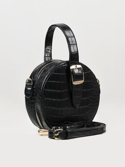 Limelight - Textured Circular Handbag