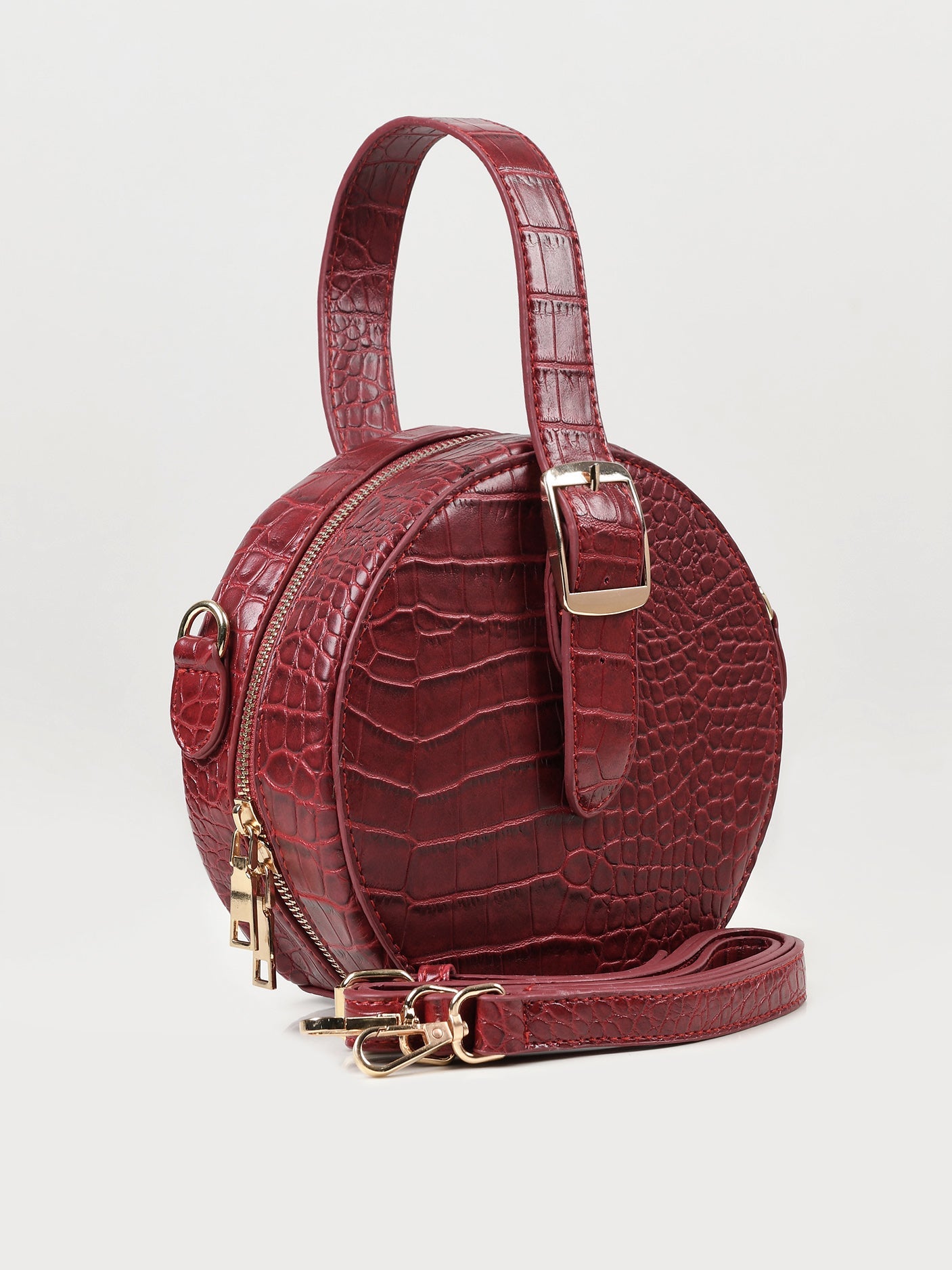 Limelight - Textured Circular Handbag