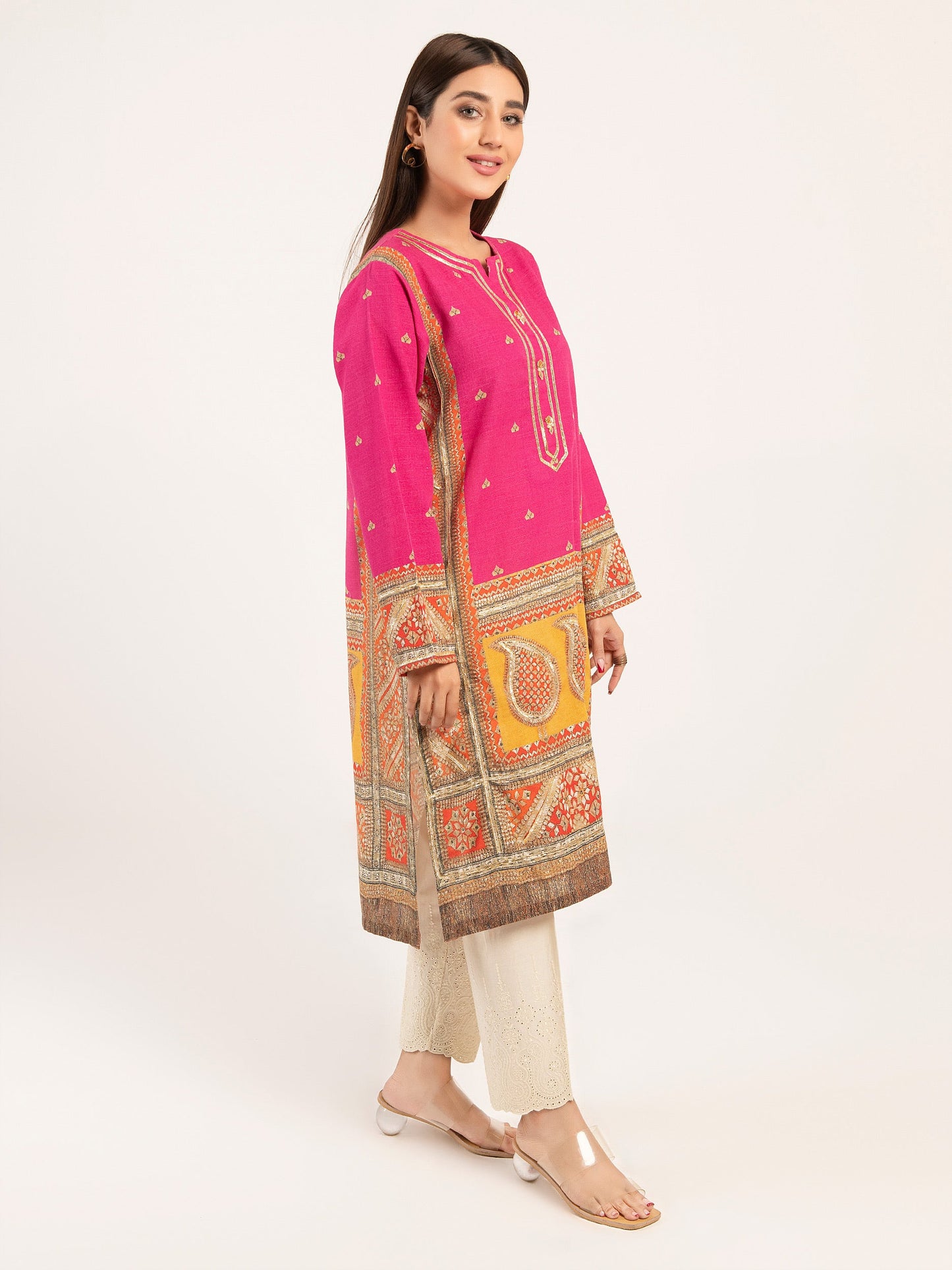 Khaddar Shirt-Printed (Pret)