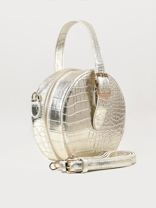 Limelight - Textured Circular Handbag