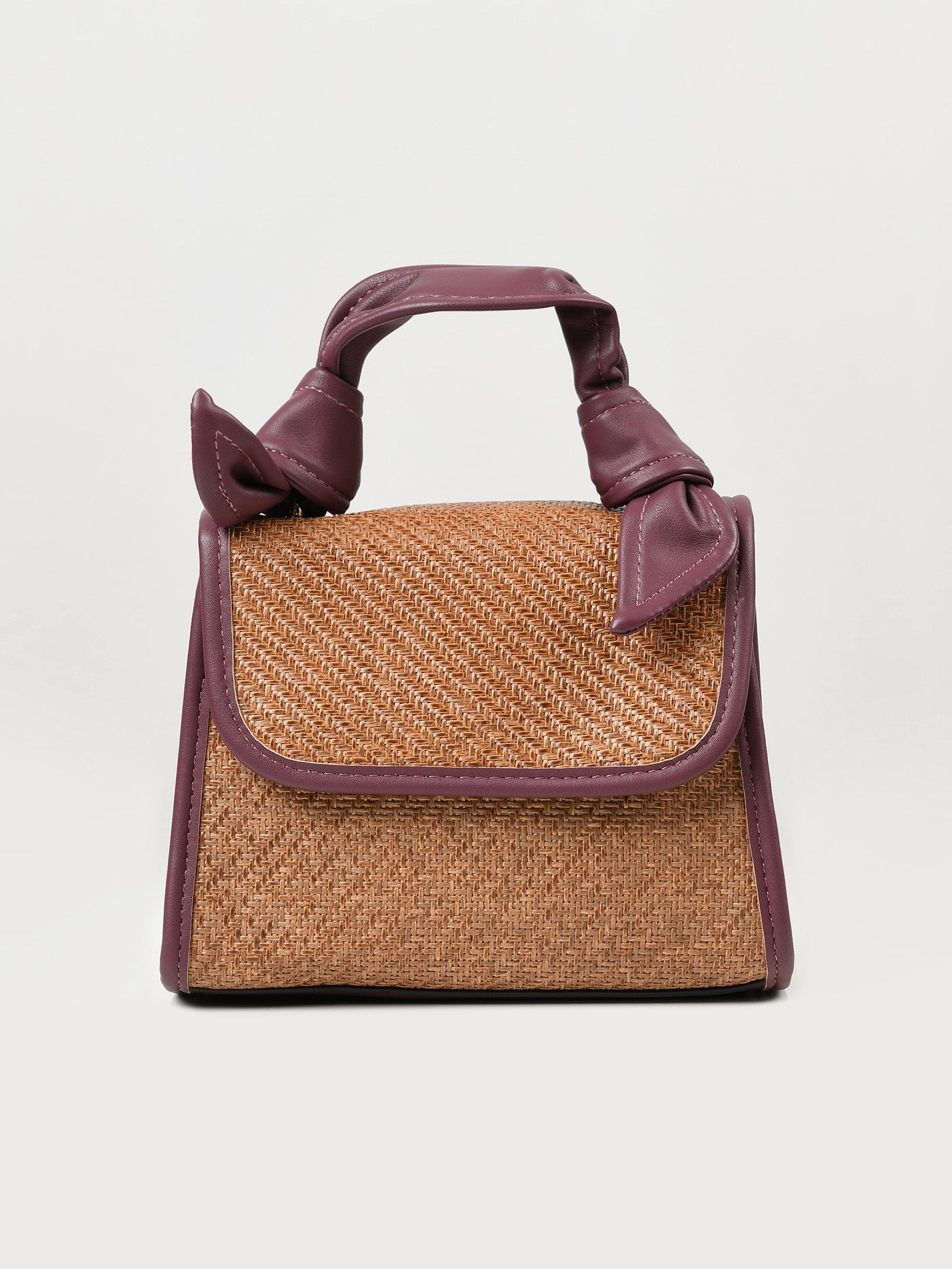 Limelight - Woven Textured Handbag