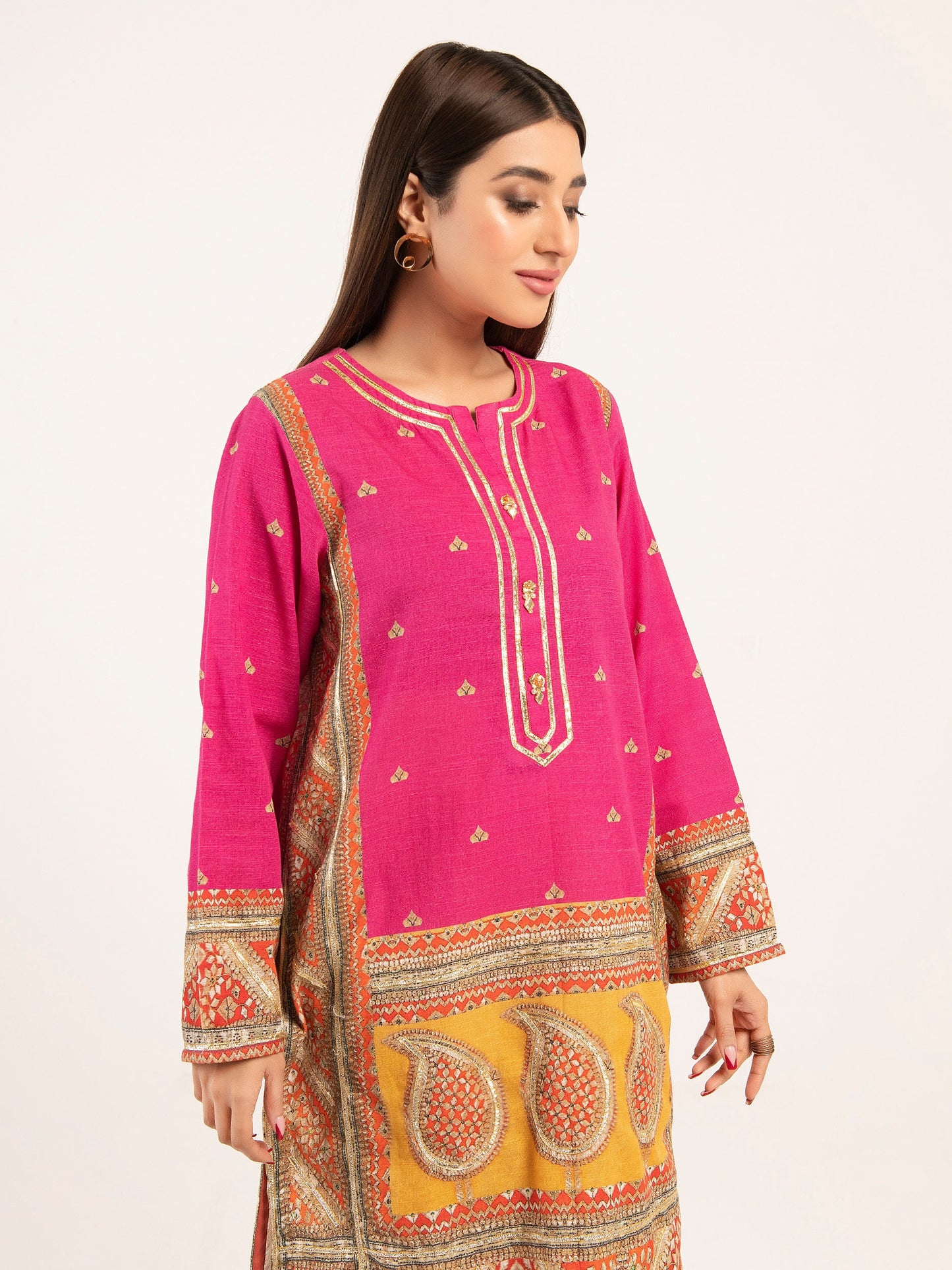 Khaddar Shirt-Printed (Pret)