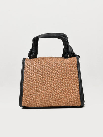 Limelight - Woven Textured Handbag