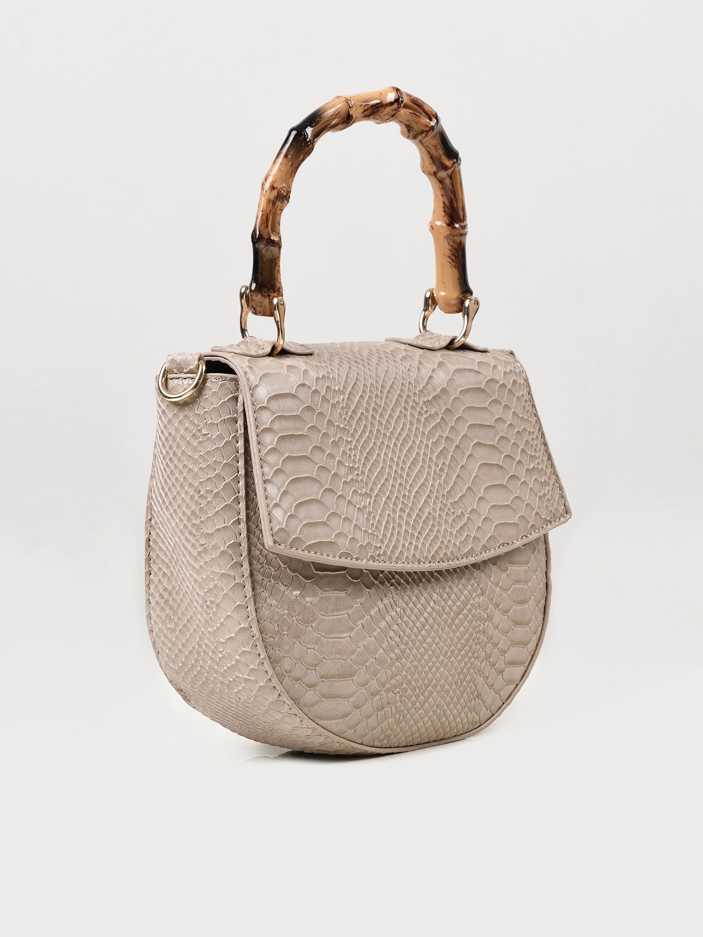 Limelight - Textured Round Bottom Handbag