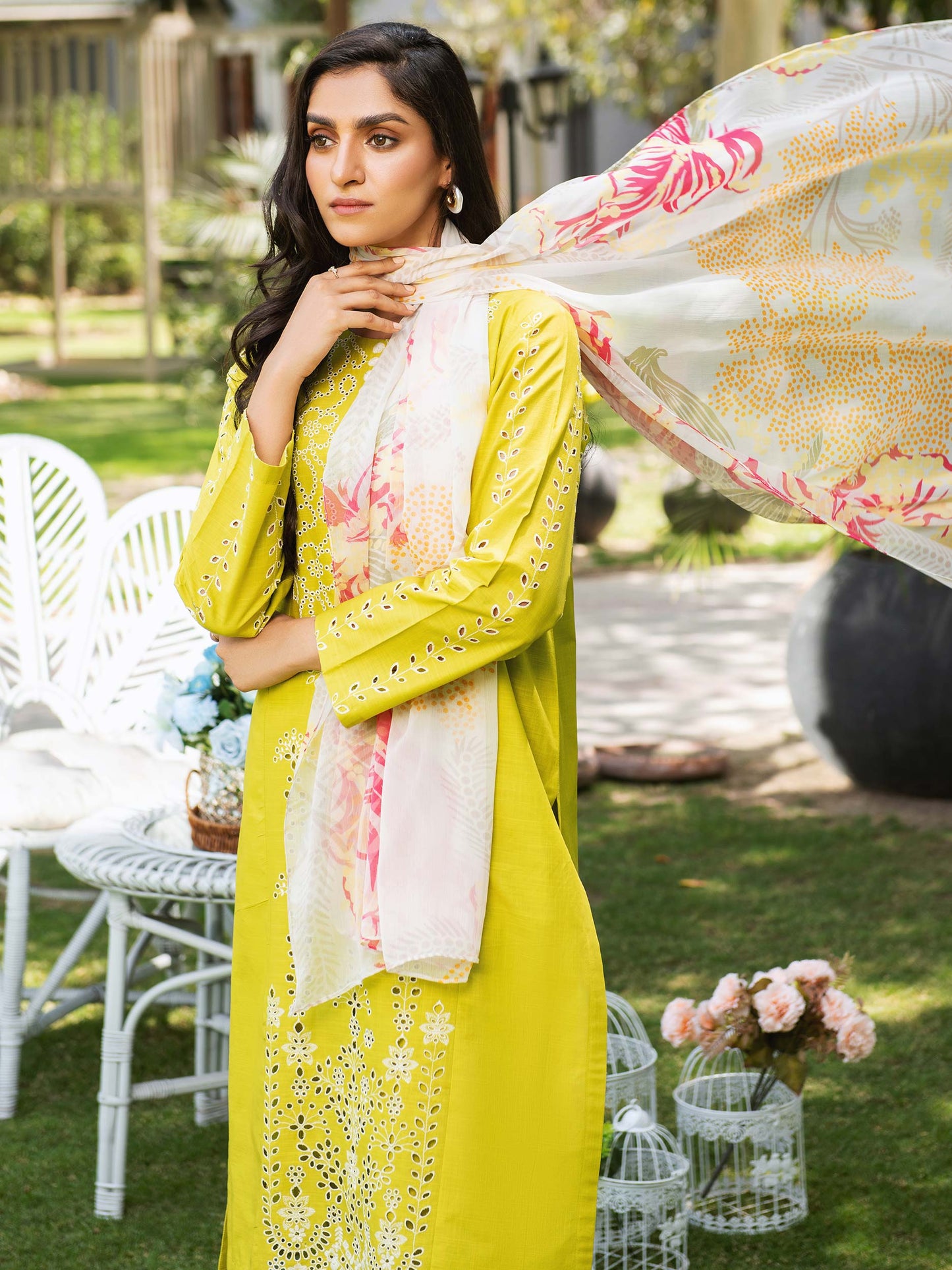 Limelight - 3 Piece Lawn Suit-Embroidered (Unstitched)