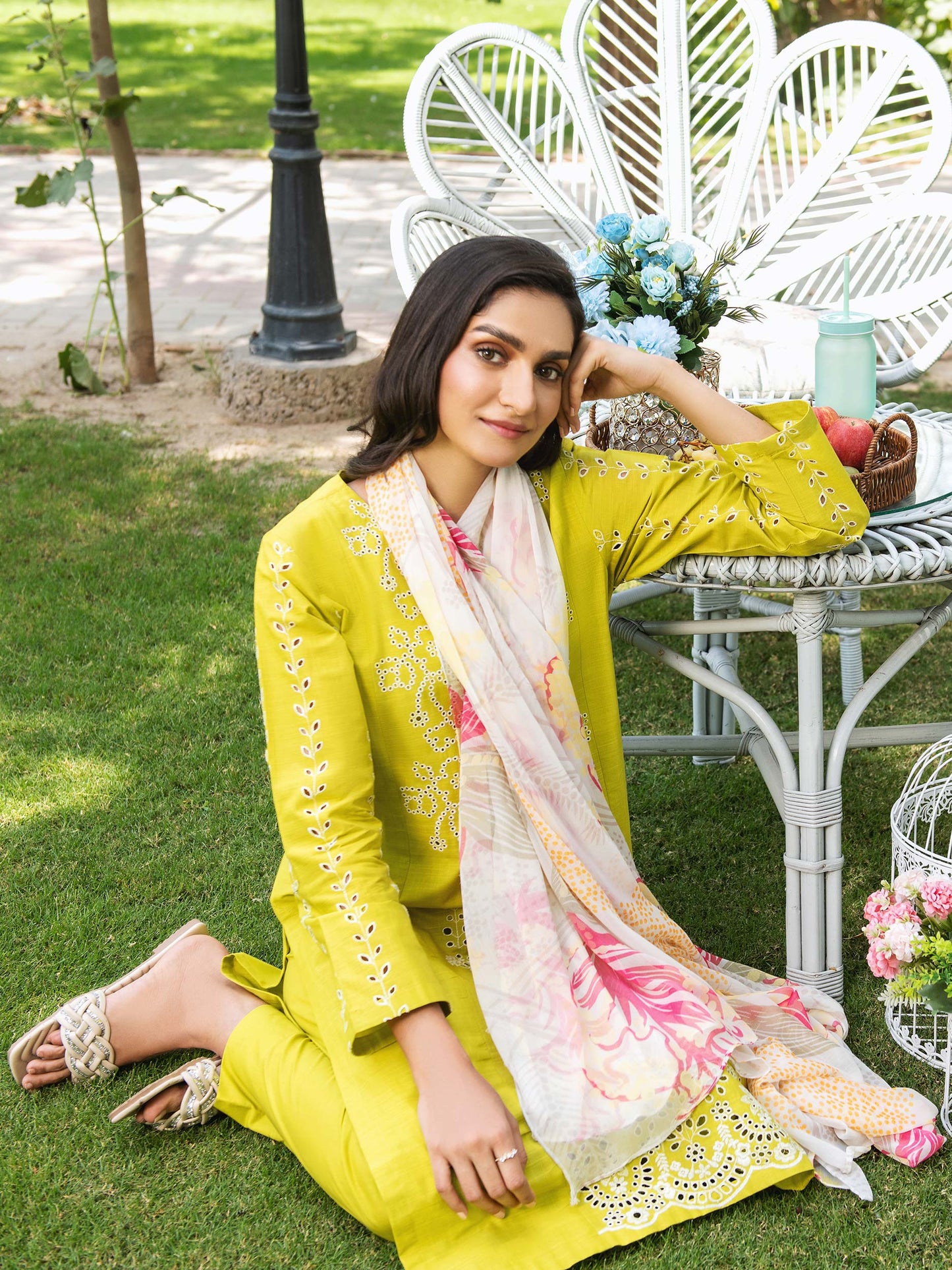 Limelight - 3 Piece Lawn Suit-Embroidered (Unstitched)