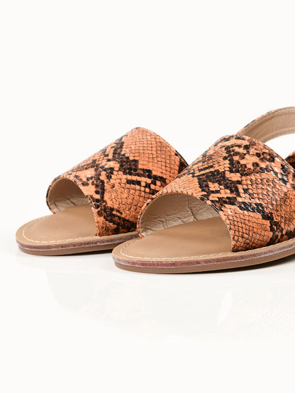 Limelight - Printed Sandals - Orange