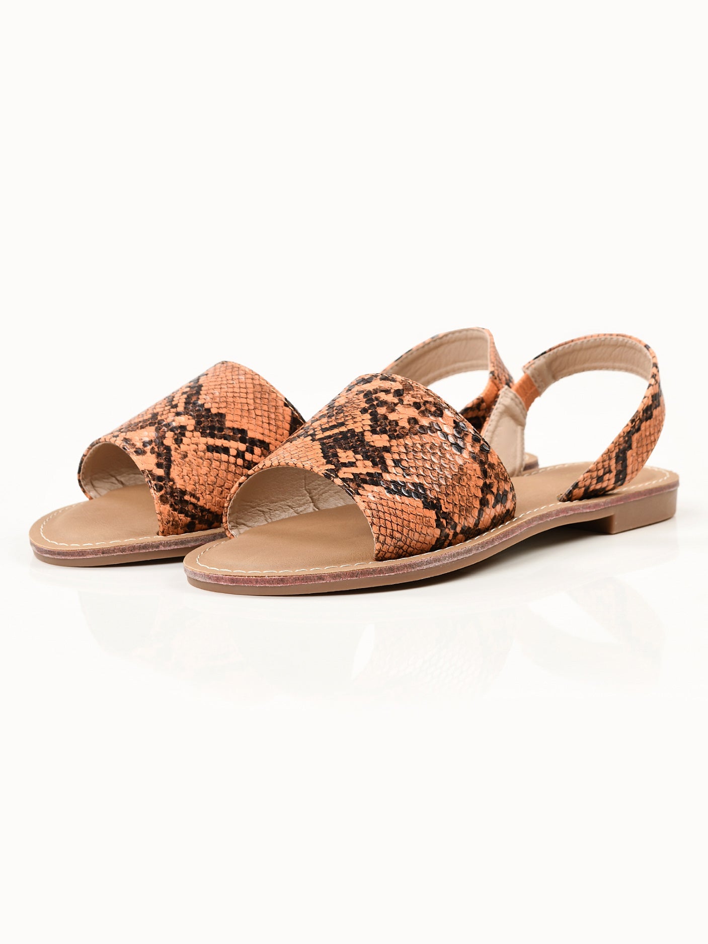 Limelight - Printed Sandals - Orange