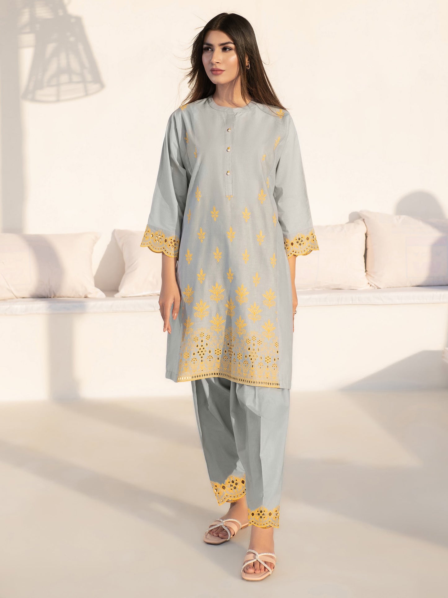 Limelight - 2 Piece Lawn Suit-Embroidered (Unstitched)