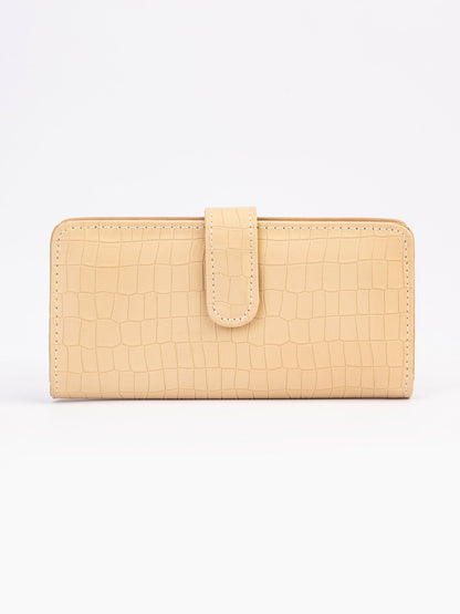 Croc Textured Wallet