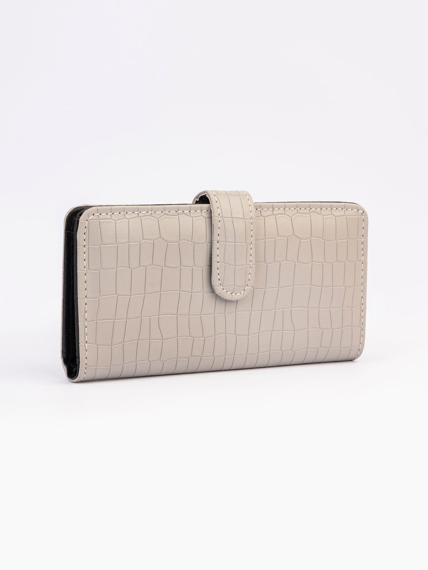 Croc Textured Wallet