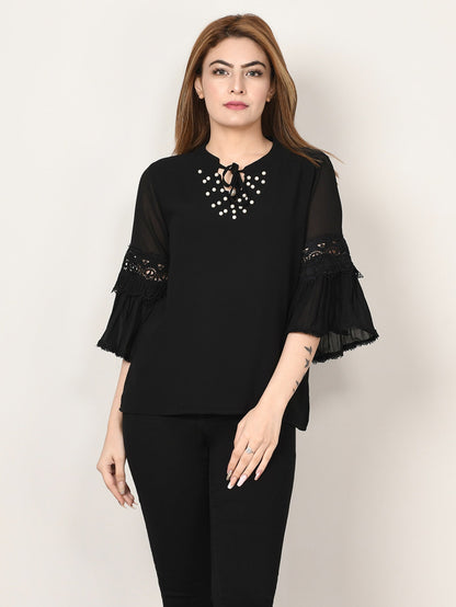 Limelight - Pearl Chiffon Top