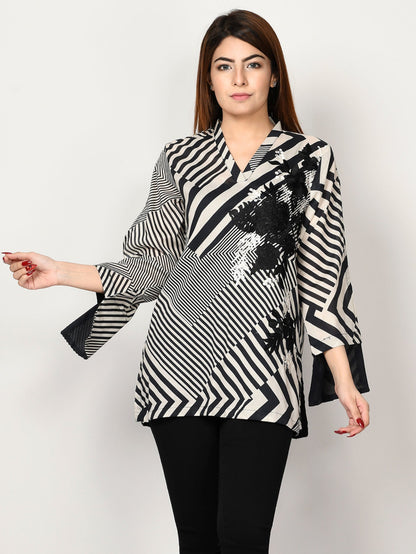 Limelight - Embroidered Top