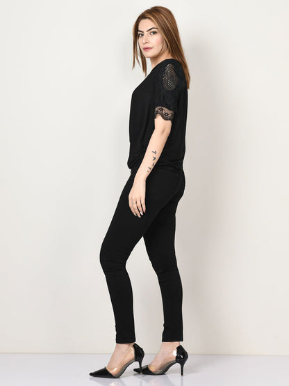 Limelight - Laced Chiffon Top