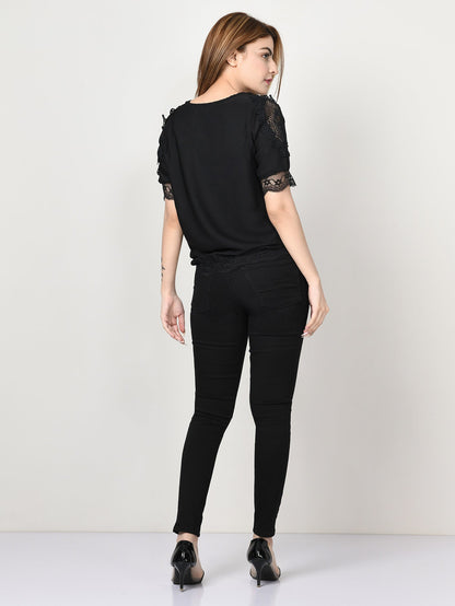 Limelight - Laced Chiffon Top