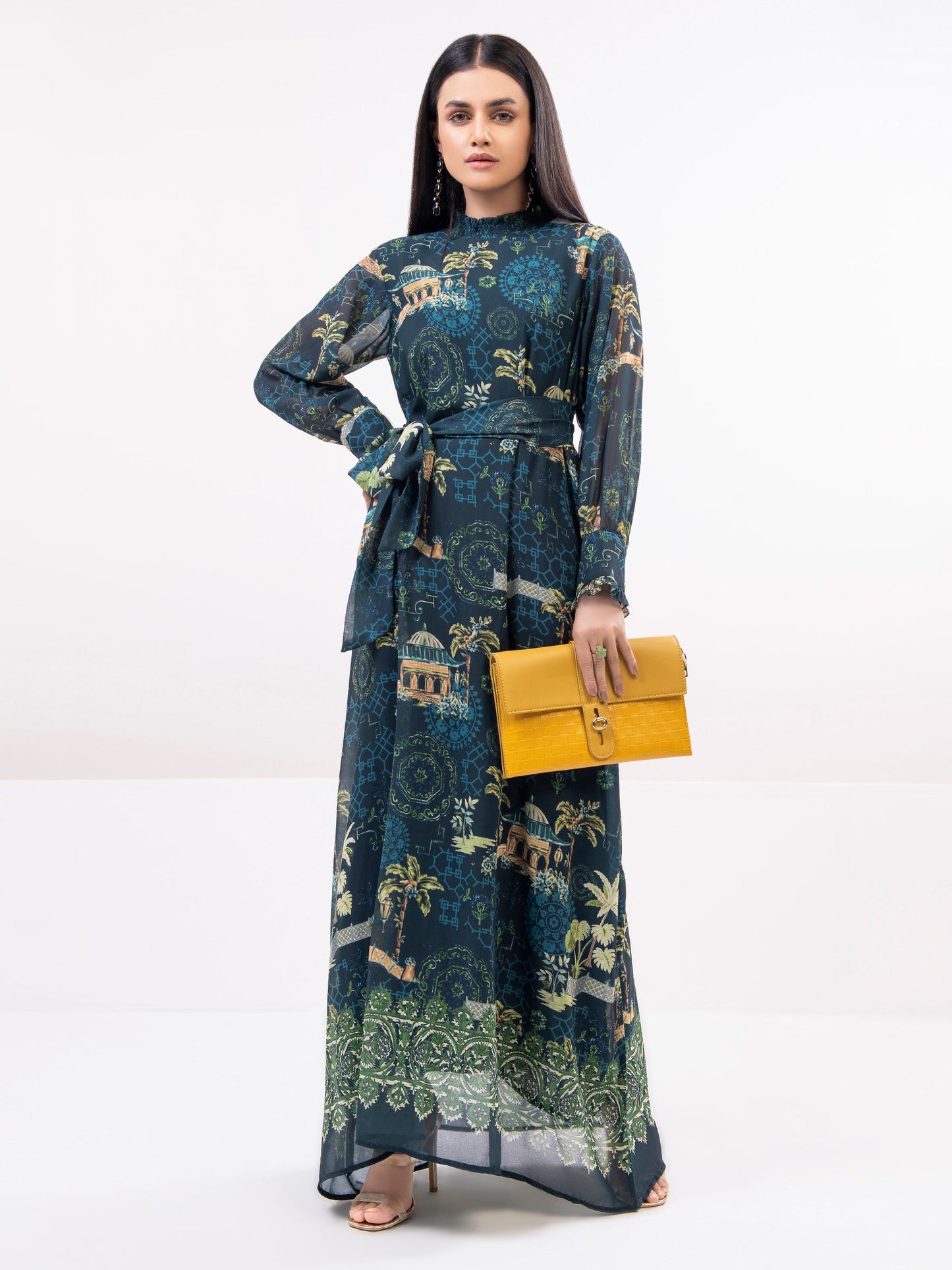Limelight - Printed Chiffon Dress