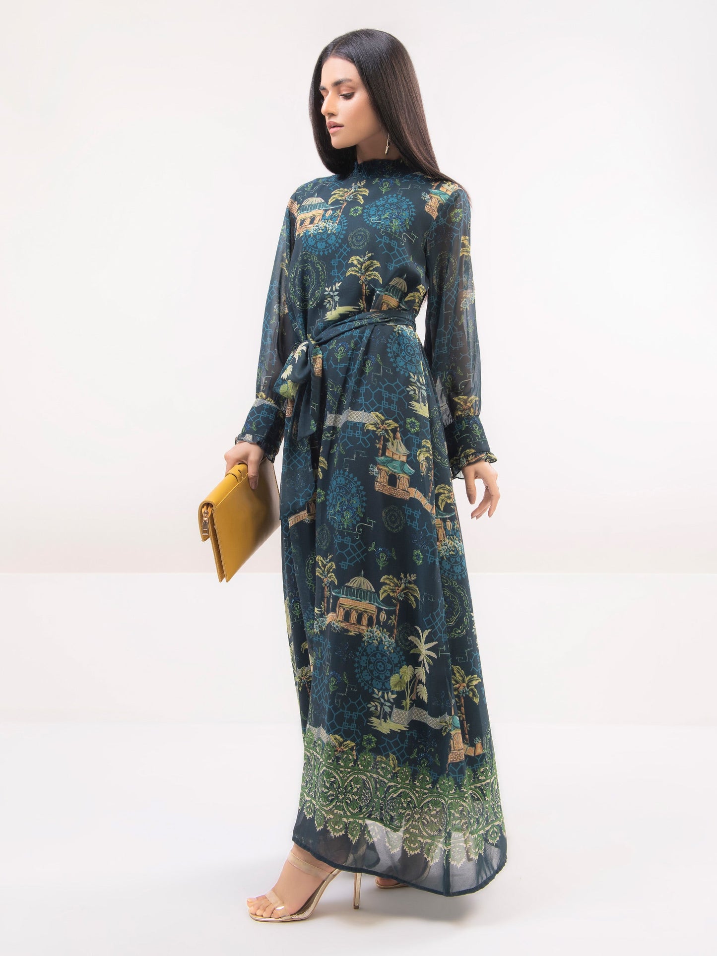 Limelight - Printed Chiffon Dress