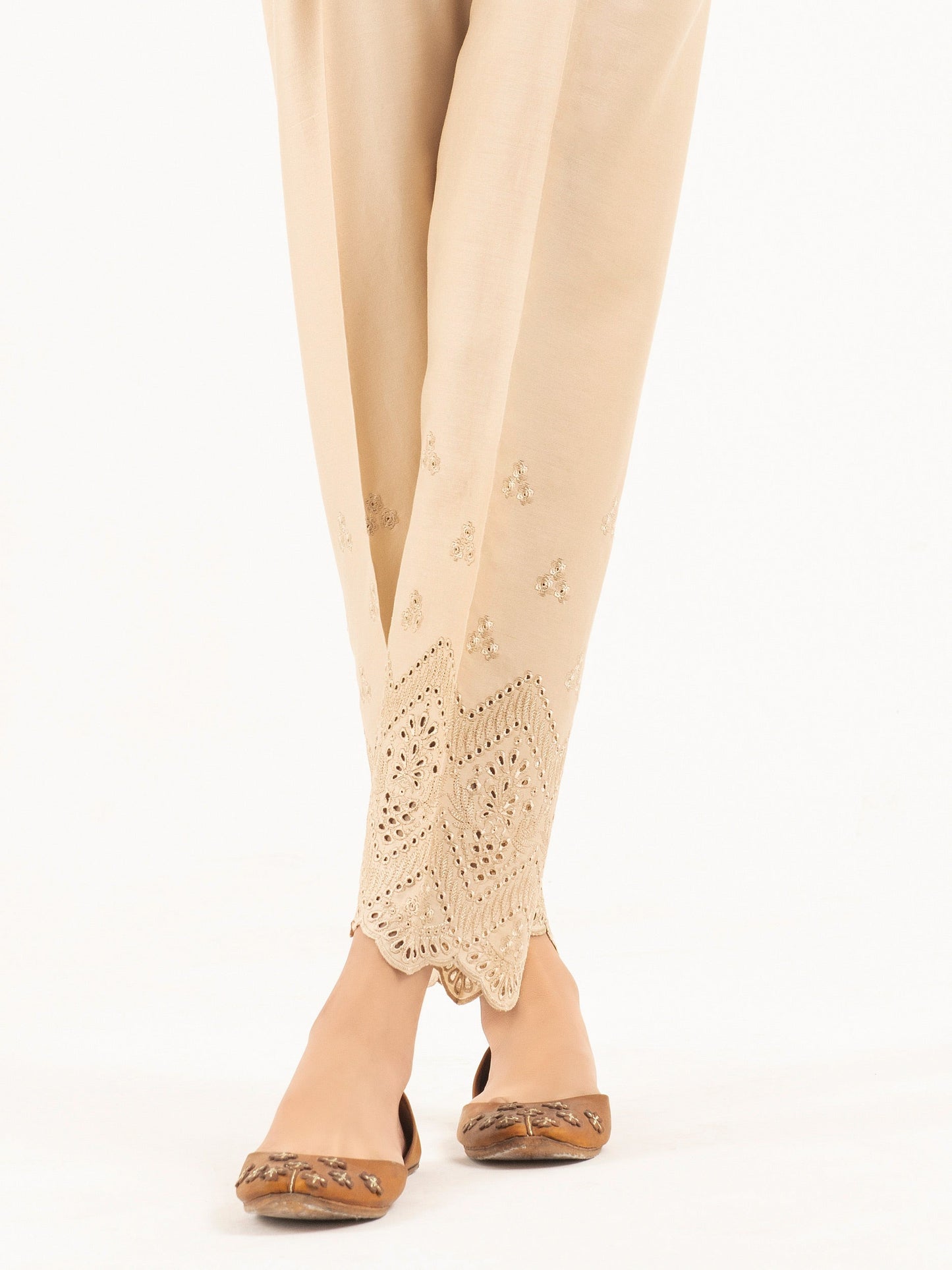 Limelight - Embroidered Satin Trousers(Pret)