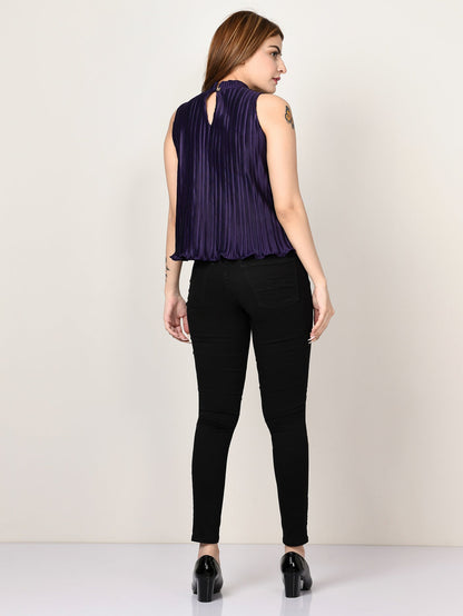 Limelight - Crinkled Silk Top