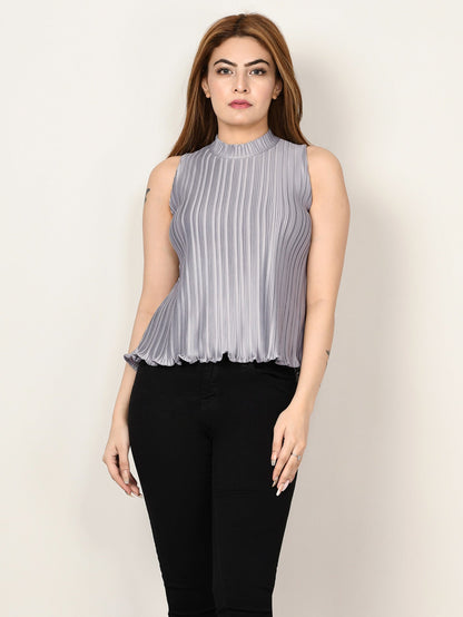 Limelight - Crinkled Silk Top
