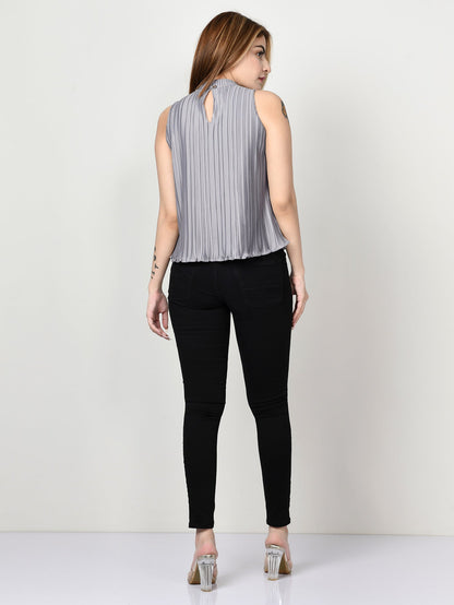 Limelight - Crinkled Silk Top