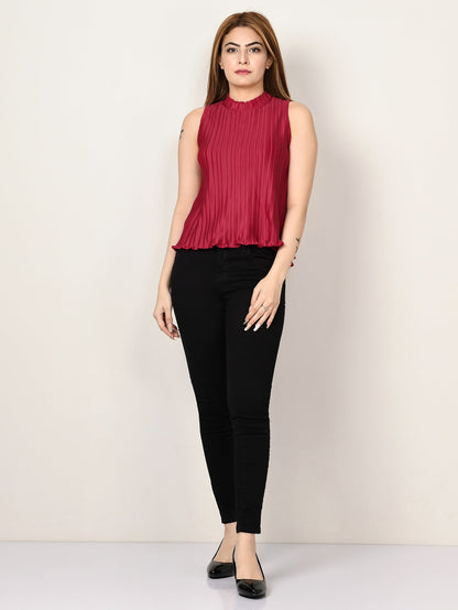 Limelight - Crinkled Silk Top