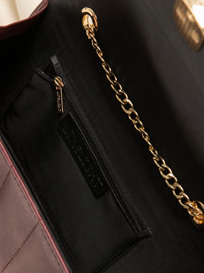 Stitch Patterned Clutch