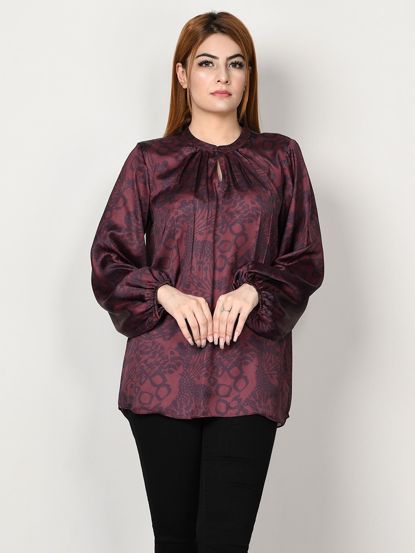 Limelight - Printed Silk Top