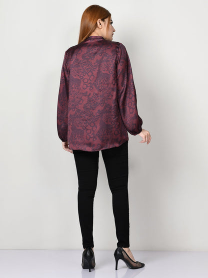 Limelight - Printed Silk Top