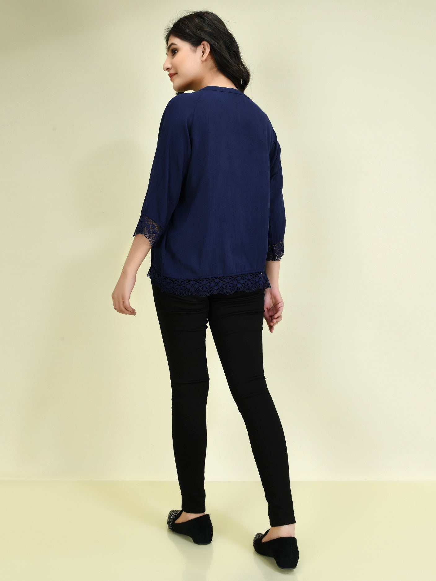 Limelight - Laced Grip Top - Blue