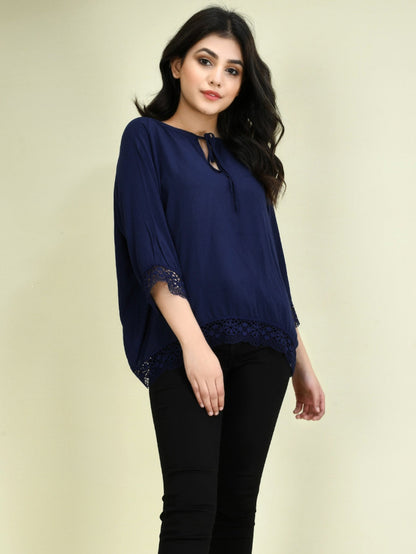 Limelight - Laced Grip Top - Blue