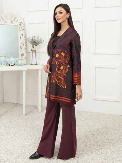 Limelight - 2 Piece Jacquard Suit-Printed (Unstitched)