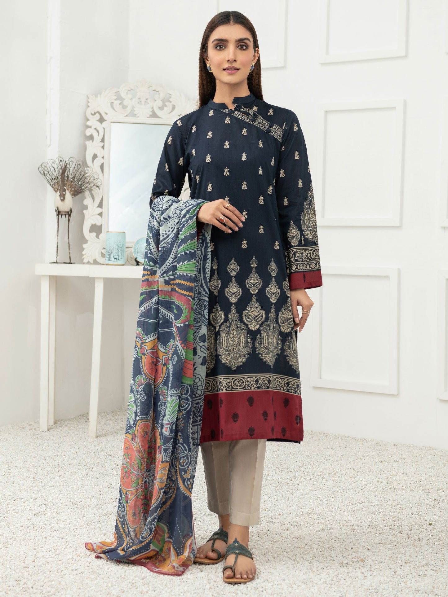 Limelight - 2 Piece Lawn Suit-Printed (Unstitched)