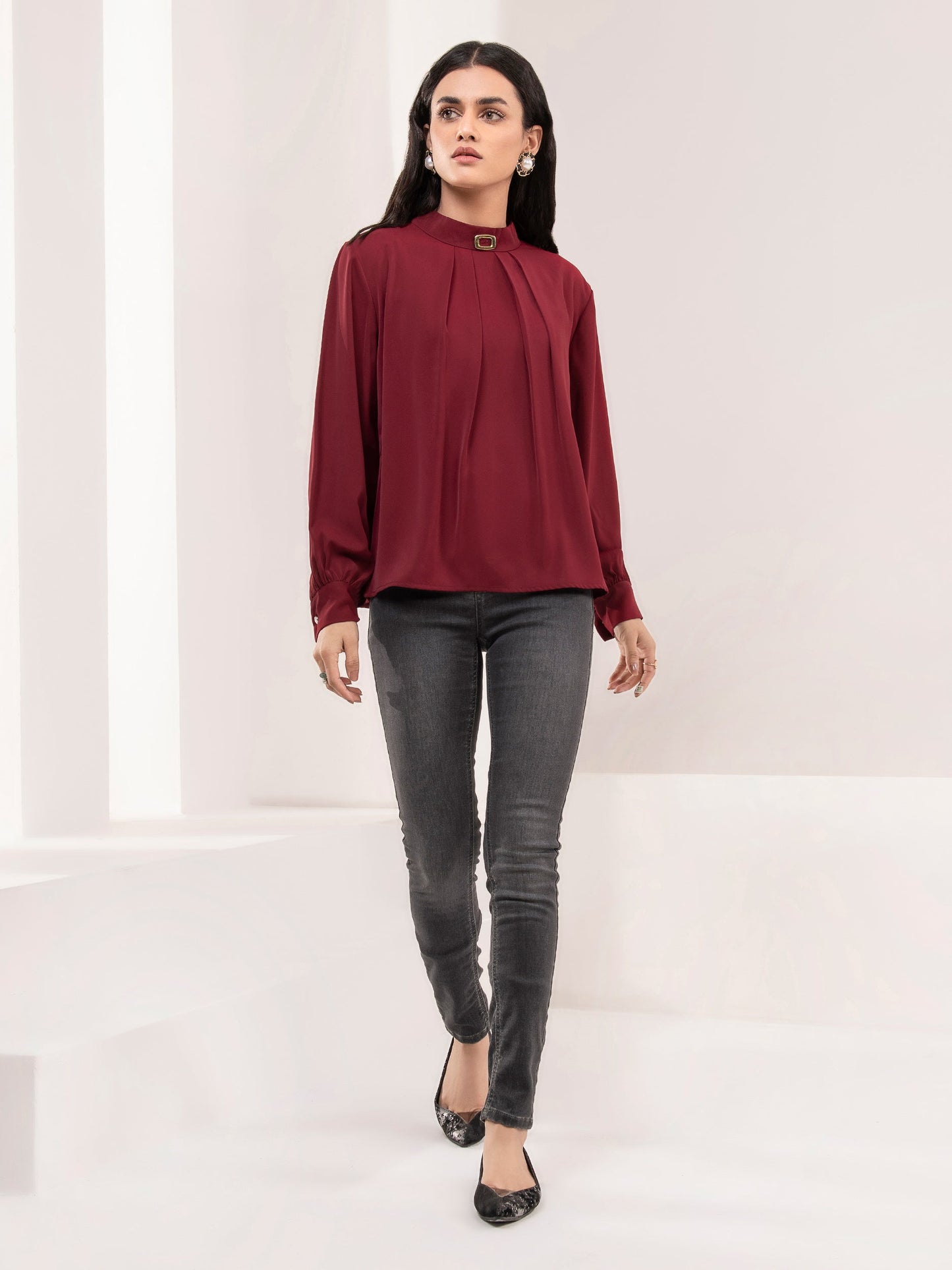 Limelight - Pleated Top