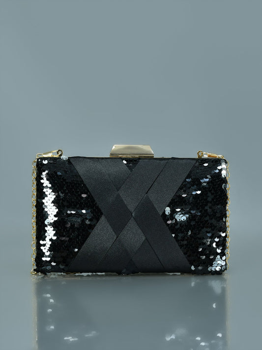 Limelight - Two Toned Sequin Clutch