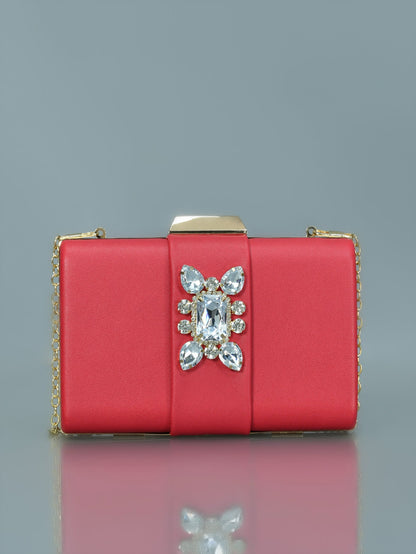 Limelight - Stone Brooch Clutch