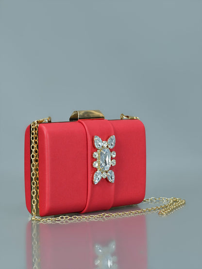 Limelight - Stone Brooch Clutch